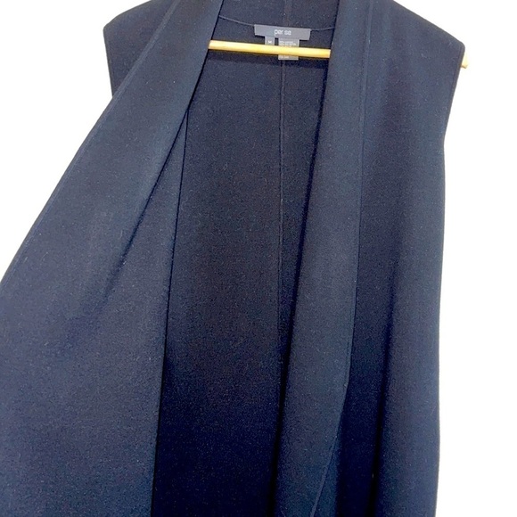 Per Se Black Long Coat Cardigan - Picture 5 of 10